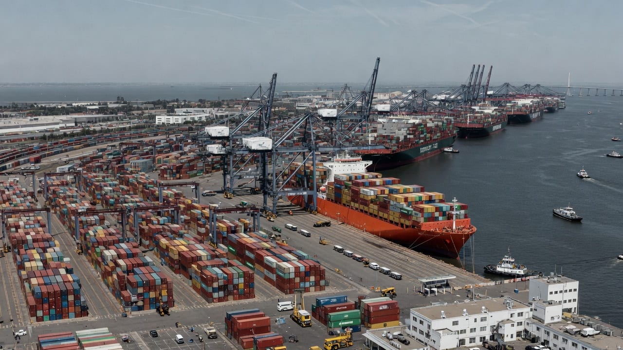 Shanghai Port, the world's busiest container port